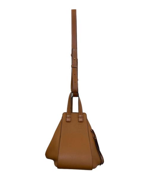 LOEWE（ロエベ）LOEWE (ロエベ) ハンモックスモールレザー２WAYバッグ ブラウンの古着・服飾アイテム