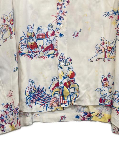 Porter Classic（ポータークラシック）Porter Classic (ポータークラシック) HAWAIIAN HISTORY ALOHA SHIRT ホワイト サイズ:Mの古着・服飾アイテム