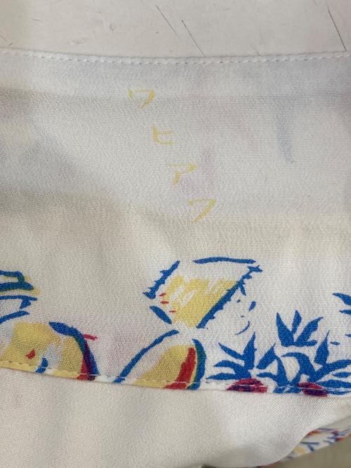 Porter Classic（ポータークラシック）Porter Classic (ポータークラシック) HAWAIIAN HISTORY ALOHA SHIRT ホワイト サイズ:Mの古着・服飾アイテム