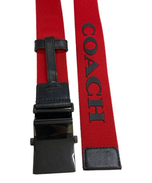 COACH（コーチ）COACH (コーチ) ガチャベルト レッドの古着・服飾アイテム