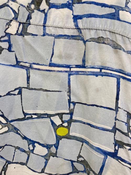 SUPREME（シュプリーム）SUPREME (シュプリーム) Mosaic S/S Shirt ブルー サイズ:Lの古着・服飾アイテム
