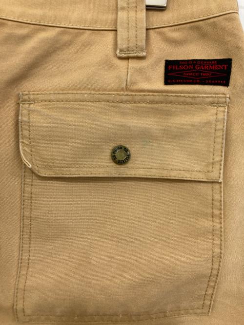 FILSON GARMENT（フィルソン ガーメント）FILSON GARMENT (フィルソン ガーメント) ベイカーハーフパンツ　FIP9775 ベージュ サイズ:30の古着・服飾アイテム