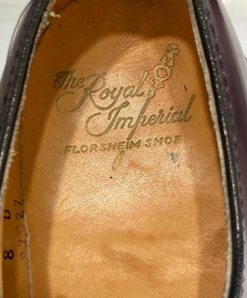 Royal Imperial by Florsheim（-）Royal Imperial by Florsheim (-) プレーントゥシューズ　6796 ブラウン サイズ:8の古着・服飾アイテム