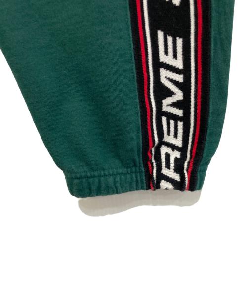 SUPREME（シュプリーム）SUPREME (シュプリーム) text rib sweatpant グリーン サイズ:Ｓの古着・服飾アイテム