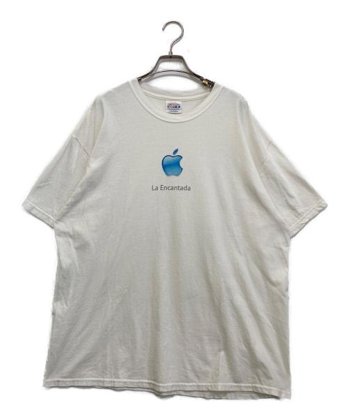 Hanes（ヘインズ）Hanes (ヘインズ) 00`s Apple 企業 Tシャツ ホワイト サイズ:XLの古着・服飾アイテム