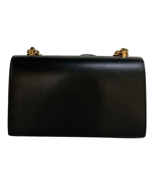 ALEXANDER McQUEEN（アレキサンダーマックイーン）ALEXANDER McQUEEN (アレキサンダーマックイーン) Calfskin Mini Jeweled Knuckle Satchel Black ブラックの古着・服飾アイテム