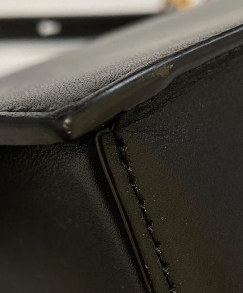 ALEXANDER McQUEEN（アレキサンダーマックイーン）ALEXANDER McQUEEN (アレキサンダーマックイーン) Calfskin Mini Jeweled Knuckle Satchel Black ブラックの古着・服飾アイテム