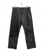 LEVI'Sリーバイス）の古着「90‘s先染めブラックデニムパンツ」｜ブラック
