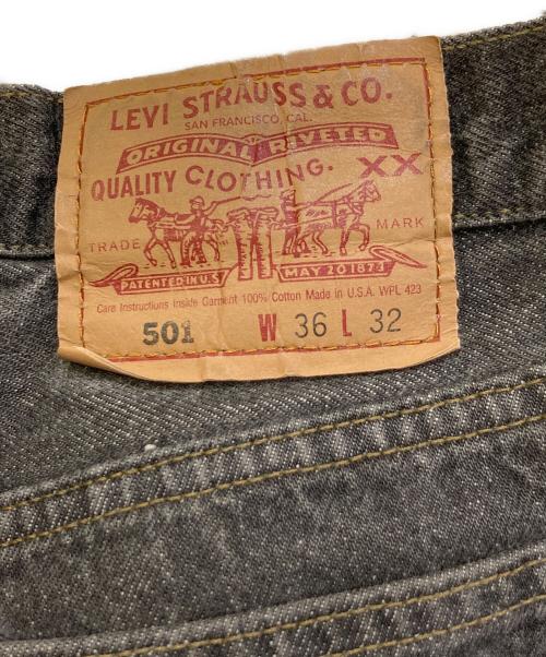 LEVI'S（リーバイス）LEVI'S (リーバイス) 90‘s先染めブラックデニムパンツ ブラック サイズ:36の古着・服飾アイテム