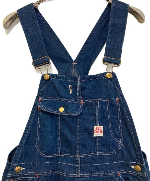 RED CAMEL（レッドキャメル）RED CAMEL (レッドキャメル) 60`sデニムオーバーオール インディゴ サイズ:不明(実寸をご参考下さい)の古着・服飾アイテム