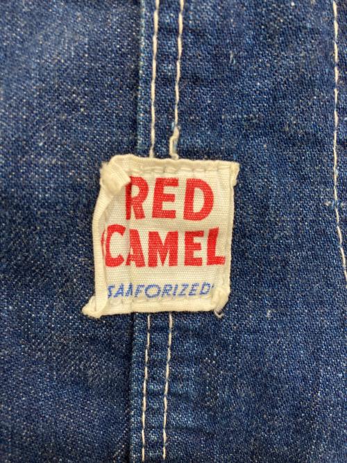 RED CAMEL（レッドキャメル）RED CAMEL (レッドキャメル) 60`sデニムオーバーオール インディゴ サイズ:不明(実寸をご参考下さい)の古着・服飾アイテム