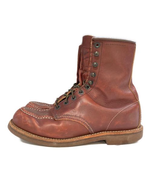 RED WING（レッドウィング）RED WING (レッドウィング) モックトゥーブーツ　214 ブラウン サイズ:26.0の古着・服飾アイテム