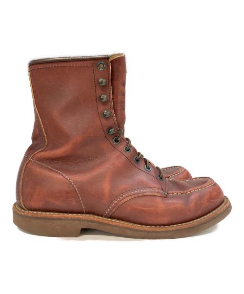 RED WING（レッドウィング）RED WING (レッドウィング) モックトゥーブーツ　214 ブラウン サイズ:26.0の古着・服飾アイテム