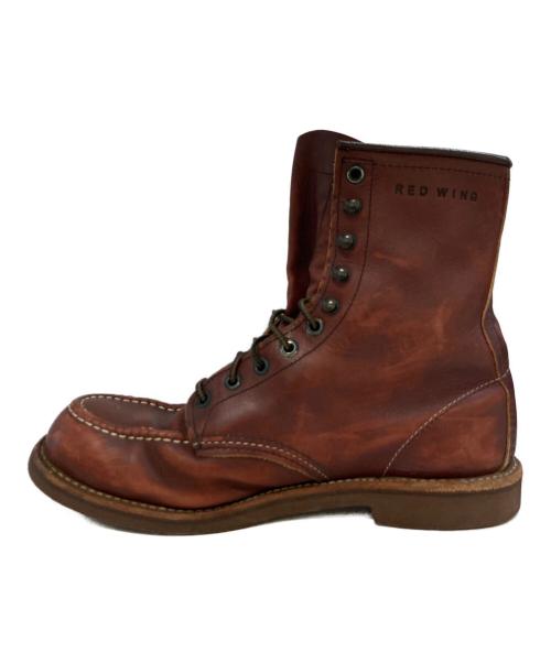 RED WING（レッドウィング）RED WING (レッドウィング) モックトゥーブーツ　214 ブラウン サイズ:26.0の古着・服飾アイテム
