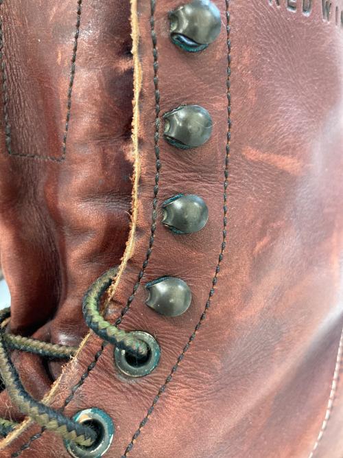 RED WING（レッドウィング）RED WING (レッドウィング) モックトゥーブーツ　214 ブラウン サイズ:26.0の古着・服飾アイテム