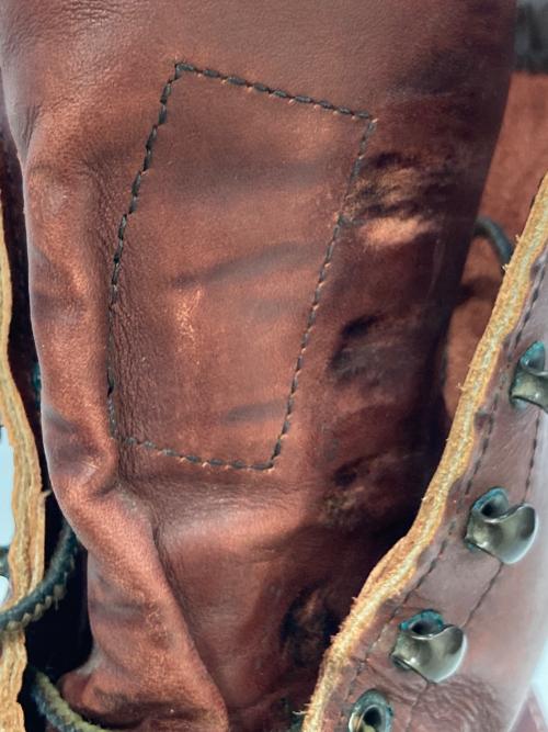 RED WING（レッドウィング）RED WING (レッドウィング) モックトゥーブーツ　214 ブラウン サイズ:26.0の古着・服飾アイテム