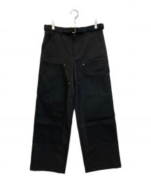 sacai×Carhartt WIP（サカイ×カーハート ワーク イン プログレス）の古着「Duck Pants」｜ブラック