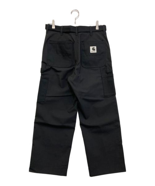 sacai（サカイ）sacai (サカイ) Carhartt WIP (カーハート ワーク イン プログレス) Duck Pants ブラック サイズ:1の古着・服飾アイテム