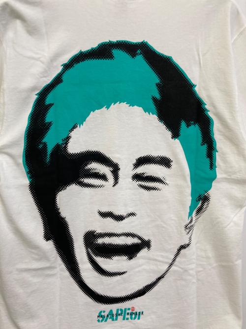 SAPEur（サプール）SAPEur (サプール) プリントTシャツ ホワイト サイズ:Mの古着・服飾アイテム