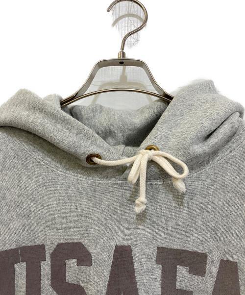 Champion REVERSE WEAVE（チャンピオン リバース ウィーブ）Champion REVERSE WEAVE (チャンピオン リバース ウィーブ) プルオーバーパーカー グレー サイズ:Mの古着・服飾アイテム