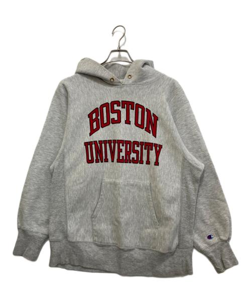 Champion REVERSE WEAVE（チャンピオン リバース ウィーブ）Champion REVERSE WEAVE (チャンピオン リバース ウィーブ) リバースウィーブパーカー グレー サイズ:LARGEの古着・服飾アイテム