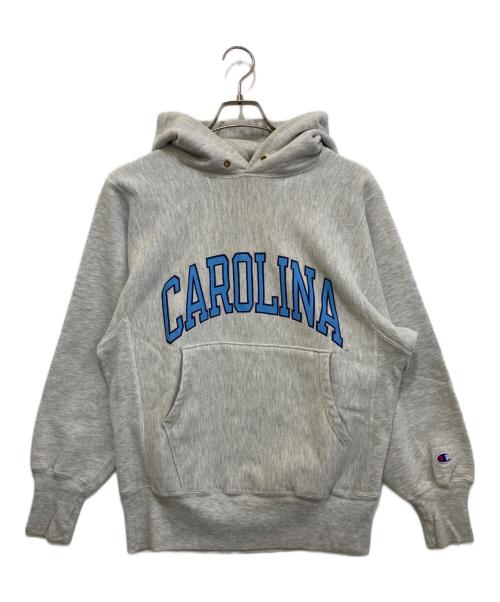 Champion REVERSE WEAVE（チャンピオン リバース ウィーブ）Champion REVERSE WEAVE (チャンピオン リバース ウィーブ) リバースウィーブパーカー グレー サイズ:MEDIUMの古着・服飾アイテム