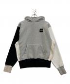 LQQK STUDIOルックスタジオ）の古着「SIGNATURE SNAP HOODIE」｜グレー