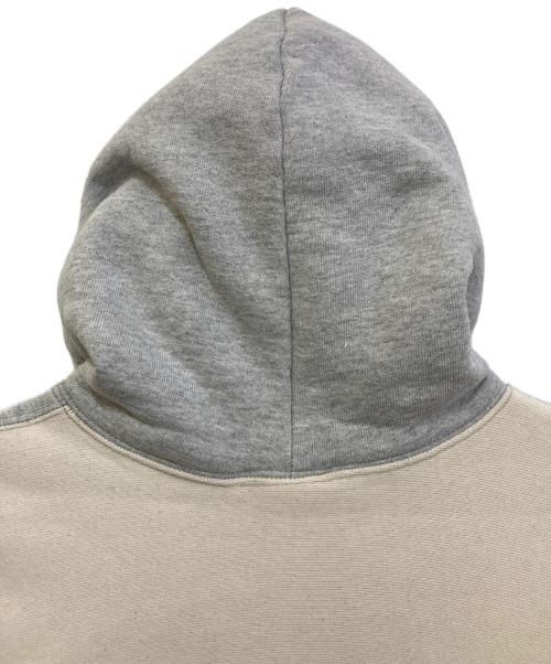 LQQK STUDIO（ルックスタジオ）LQQK STUDIO (ルックスタジオ) SIGNATURE SNAP HOODIE グレー サイズ:MEDIUMの古着・服飾アイテム