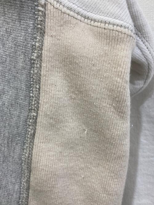 LQQK STUDIO（ルックスタジオ）LQQK STUDIO (ルックスタジオ) SIGNATURE SNAP HOODIE グレー サイズ:MEDIUMの古着・服飾アイテム