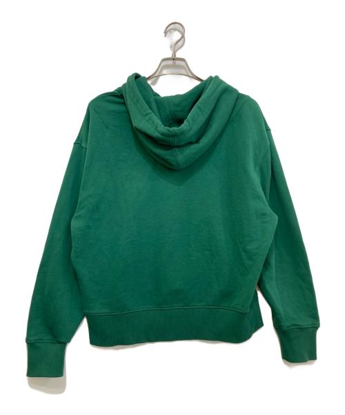 ami（アミ）ami (アミ) 刺繍パーカー　A21FJ008.730 グリーン サイズ:Lの古着・服飾アイテム