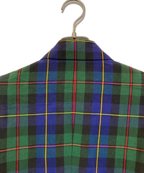 RALPH LAUREN（ラルフローレン）RALPH LAUREN (ラルフローレン) 金釦リネンジャケット グリーン サイズ:7の古着・服飾アイテム