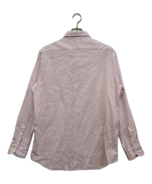 MACKINTOSH LONDON（マッキントッシュ ロンドン）MACKINTOSH LONDON (マッキントッシュ ロンドン) ストレッチリネンワイドカラーシャツ　G1M40504 ピンク サイズ:LLの古着・服飾アイテム