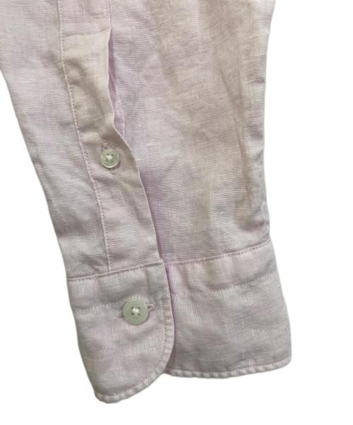 MACKINTOSH LONDON（マッキントッシュ ロンドン）MACKINTOSH LONDON (マッキントッシュ ロンドン) ストレッチリネンワイドカラーシャツ　G1M40504 ピンク サイズ:LLの古着・服飾アイテム