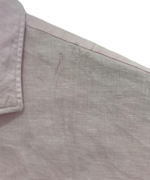 MACKINTOSH LONDON（マッキントッシュ ロンドン）MACKINTOSH LONDON (マッキントッシュ ロンドン) ストレッチリネンワイドカラーシャツ　G1M40504 ピンク サイズ:LLの古着・服飾アイテム