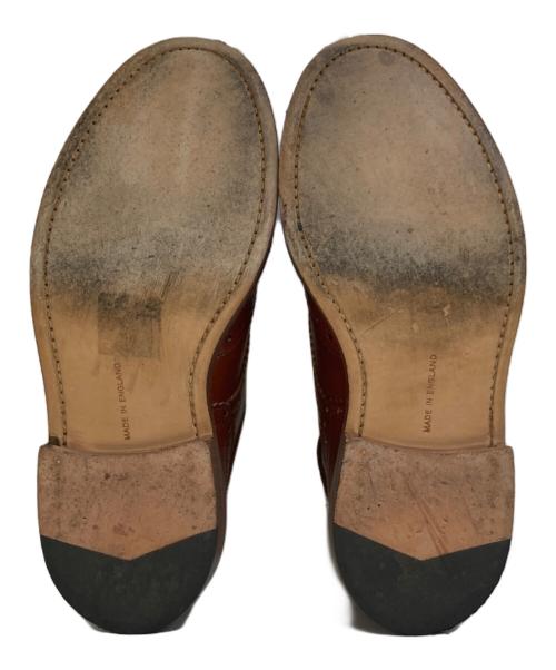 Tricker's（トリッカーズ）Tricker's (トリッカーズ) SHIPS (シップス) ウィングチップシューズ ブラウン サイズ:8.5の古着・服飾アイテム