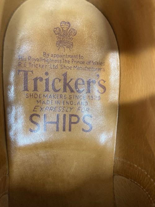 Tricker's（トリッカーズ）Tricker's (トリッカーズ) SHIPS (シップス) ウィングチップシューズ ブラウン サイズ:8.5の古着・服飾アイテム