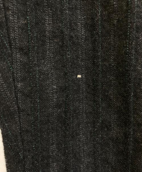 COMME des GARCONS HOMME（コムデギャルソン オム）COMME des GARCONS HOMME (コムデギャルソン オム) ストライプウールパンツ ブラック サイズ:Mの古着・服飾アイテム