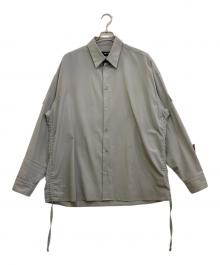 D-VEC（ディーベック）の古着「PL STRETCH CONVERTIBLE L/S SHIRT　VF-2LS01248」｜グリーン
