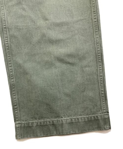 BEAMS PLUS（ビームスプラス）BEAMS PLUS (ビームスプラス) MIL Trousers Herringbone カーキ サイズ:Mの古着・服飾アイテム