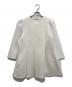 LAUBE（ローブ）の古着「Double Knit Peplum Jacket　25SP-08」｜ホワイト