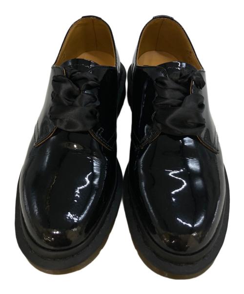 Dr.Martens（ドクターマーチン）Dr.Martens (ドクターマーチン) BEAMS (ビームス) パテントレザー3ホールシューズ ブラック サイズ:38の古着・服飾アイテム