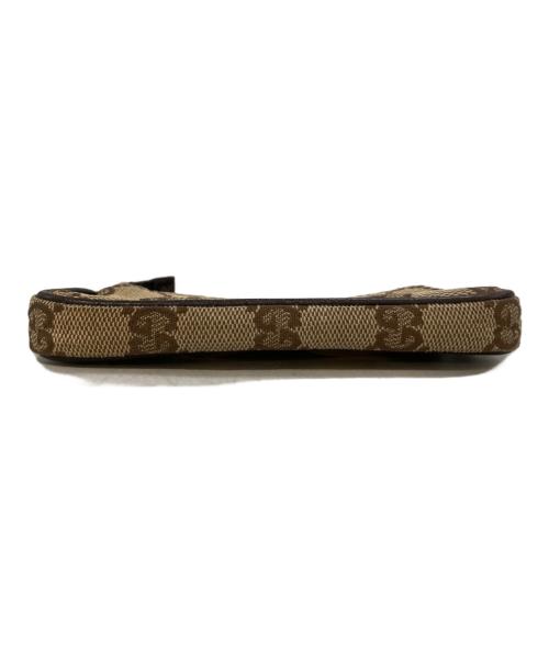 GUCCI（グッチ）GUCCI (グッチ) GGキャンバスホースビットコインケース　115291 ベージュの古着・服飾アイテム