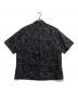 BEAUTY&YOUTH UNITED ARROWS LONGCHAMP (ロンシャン) 別注 モノトーン フラワー グランデシャツ　1216-199-3087 ブラック サイズ:M 未使用品：6000円
