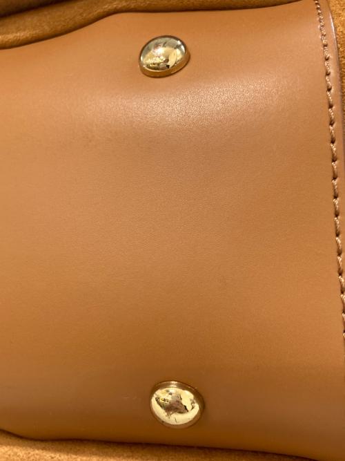 IACUCCI（イアクッチ）IACUCCI (イアクッチ) サイドスエード レザー 2WAY トートバッグ ブラウンの古着・服飾アイテム