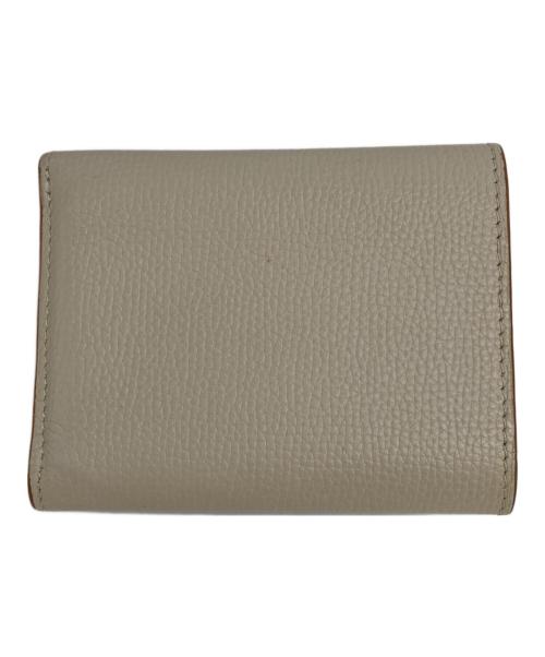LOEWE（ロエベ）LOEWE (ロエベ) アナグラム トライフォールド ウォレット C821TR2X02 グレー×ブラウンの古着・服飾アイテム