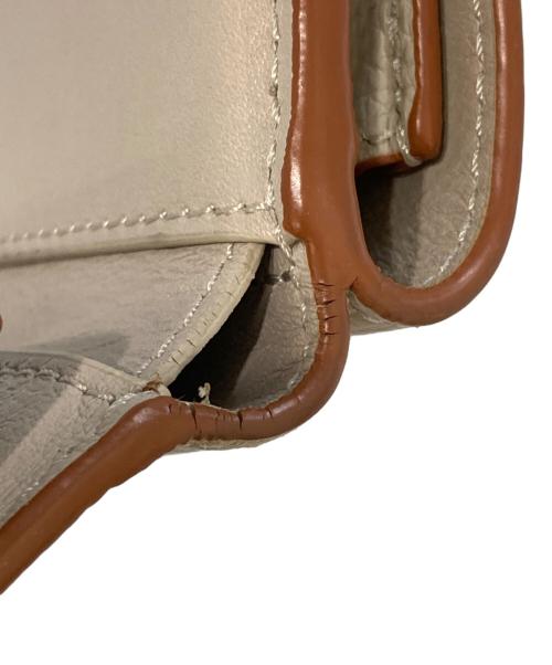 LOEWE（ロエベ）LOEWE (ロエベ) アナグラム トライフォールド ウォレット C821TR2X02 グレー×ブラウンの古着・服飾アイテム