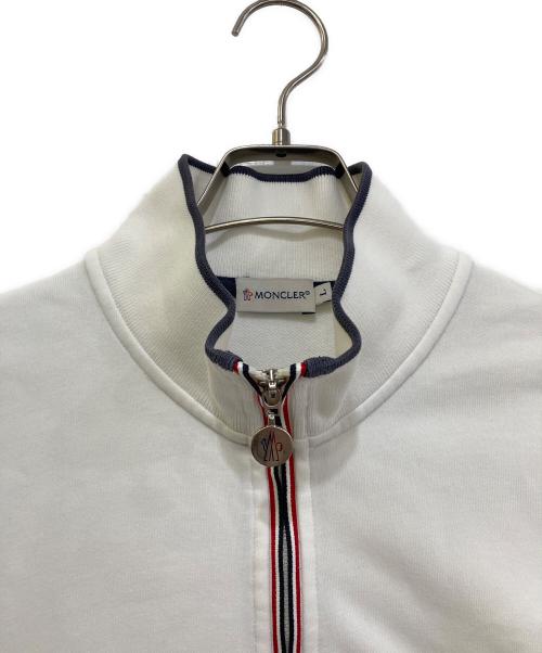 MONCLER（モンクレール）MONCLER (モンクレール) トラックジャケット ホワイト サイズ:Lの古着・服飾アイテム