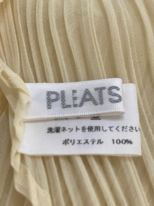PLEATS PLEASE（プリーツプリーズ）PLEATS PLEASE (プリーツプリーズ) ストール　PP94-AD141 イエローの古着・服飾アイテム