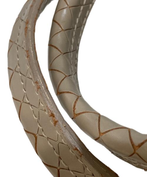 BOTTEGA VENETA（ボッテガベネタ）BOTTEGA VENETA (ボッテガベネタ) イントレチャートトートバッグ ベージュの古着・服飾アイテム