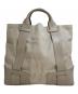 BOTTEGA VENETA (ボッテガベネタ) イントレチャートトートバッグ ベージュ：40000円